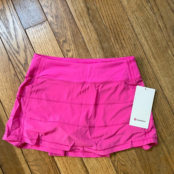 NWT LULULEMON Pace Rival Tennis Skirt Sonic PINK Size 6 Regular 12" - Picture 10 of 10